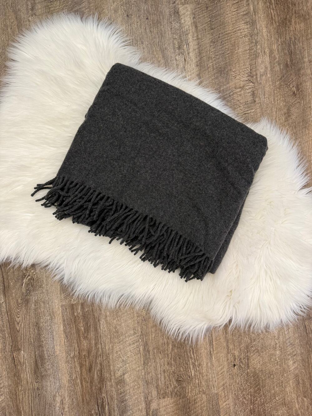 Vintage Wool & Cashmere Made In Italy Scarf